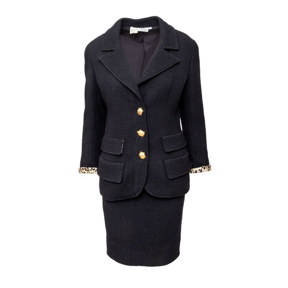 Boutique Wool Set with Turtle Buttons - '90s